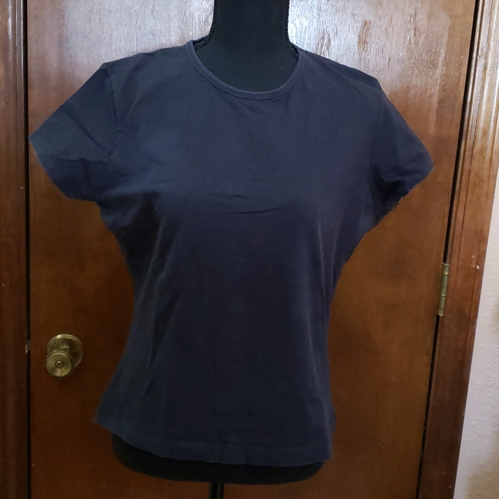 Cutout back black t-shirt 👕 XL
